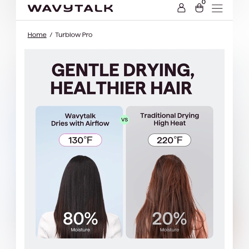 Wavytalk Pink Hair Dryer - Picture 5 of 13